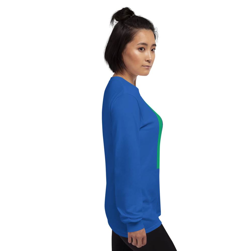 Long Sleeve Shirt by Gildan Men's Women's Braniff Concorde SST Jet Inflight