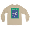 Long Sleeve Shirt by Gildan Men's Women's Braniff Concorde SST Jet Inflight