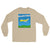 Long Sleeve Shirt by Gildan Men's Women's Braniff Lockheed L-188 Electra 1967 Solid Color Scheme