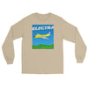 Long Sleeve Shirt by Gildan Men's Women's Braniff Lockheed L-188 Electra 1967 Solid Color Scheme