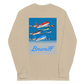 Long Sleeve Shirt by Gildan Men's Women's  Braniff McDonnell Douglas DC-8-62 1978 Ultra Color Scheme