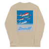 Long Sleeve Shirt by Gildan Men's Women's  Braniff McDonnell Douglas DC-8-62 1978 Ultra Color Scheme