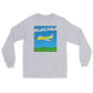 Long Sleeve Shirt by Gildan Men's Women's Braniff Lockheed L-188 Electra 1967 Solid Color Scheme