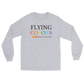 Long Sleeve Shirt by Gildan Men's Women's Braniff Flying Colors with Bluebird of Happiness