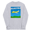 Long Sleeve Shirt by Gildan Men's Women's Braniff Lockheed L-188 Electra 1967 Solid Color Scheme