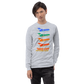Long Sleeve Shirt by Gildan Men's Women's Braniff Boeing 727 Takeoff with Flying Colors 1971 Two Tone