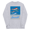 Long Sleeve Shirt by Gildan Men's Women's  Braniff McDonnell Douglas DC-8-62 1978 Ultra Color Scheme