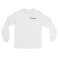 Long Sleeve Shirt by Gildan Men's Women's Braniff Boeing 727 Bicentennial Color Scheme on Shirt Back