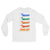 Long Sleeve Shirt by Gildan Men's Women's Braniff Boeing 727 Takeoff with Flying Colors 1971 Two Tone