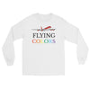 Long Sleeve Shirt by Gildan Men's Women's Braniff Flying Colors McDonnell Douglas DC-8-62 1978 Ultra