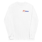 Long Sleeve Shirt by Gildan Men's Women's Braniff Boeing 727 Bicentennial Color Scheme on Shirt Back