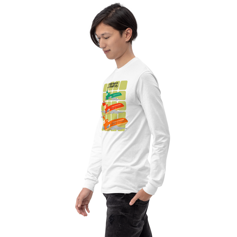Long Sleeve Shirt Unisex by Gildan Braniff Boeing 727 1971 Two Tone Coming Soon