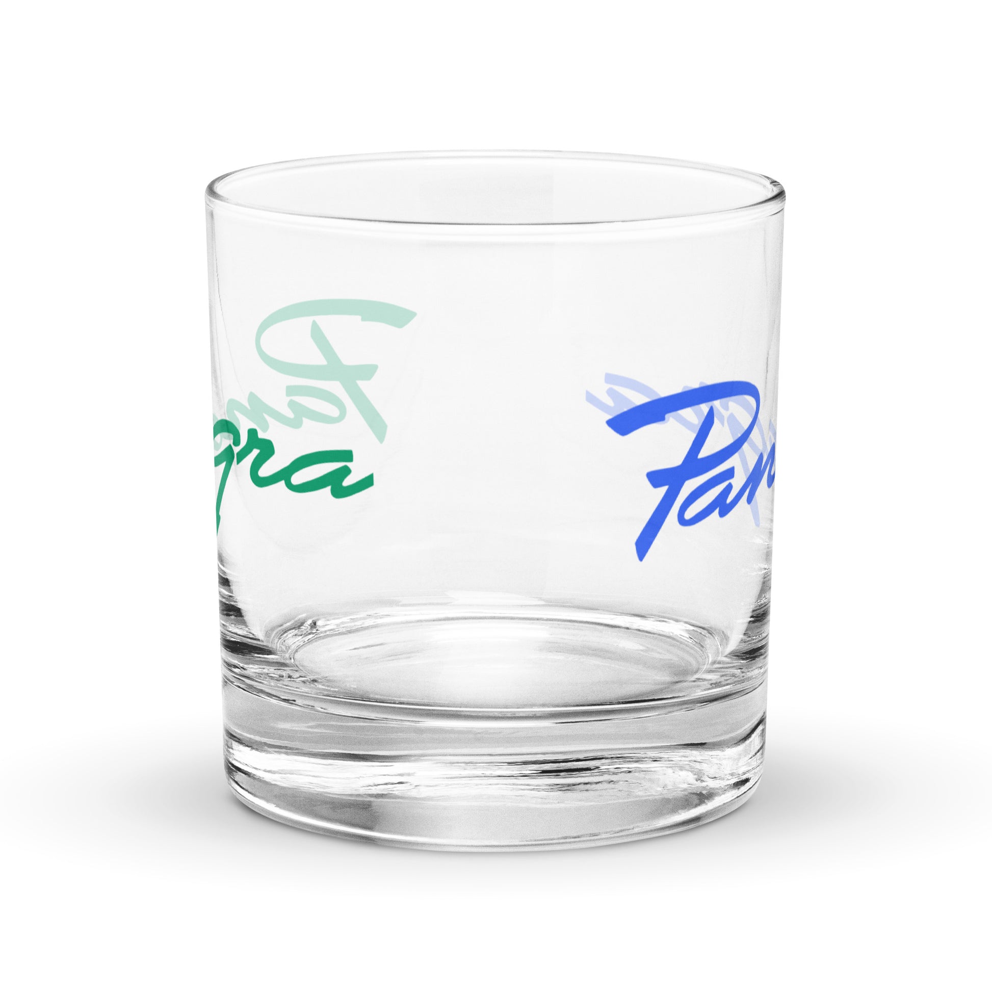 Glass Lowball Rock Old Fashioned Braniff Ft. Worth Room Design Dallas Love Field 1968