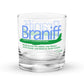 Glass Lowball Rock Old Fashioned Braniff McDonnell Douglas DC-8-62 Across the United States