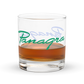 Glass Lowball Rock Old Fashioned Braniff Ft. Worth Room Design Dallas Love Field 1968