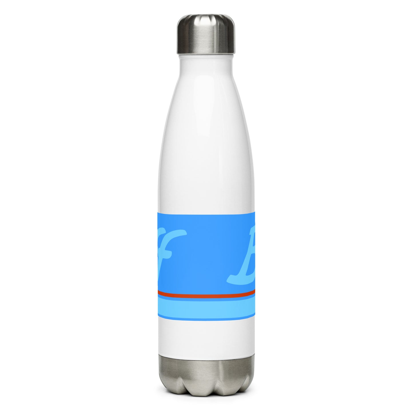 Water Bottle Stainless Steel Braniff Ultra Light Corvette Blue 1978