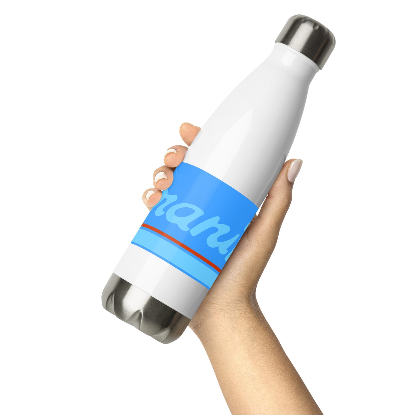 Water Bottle Stainless Steel Braniff Ultra Light Corvette Blue 1978