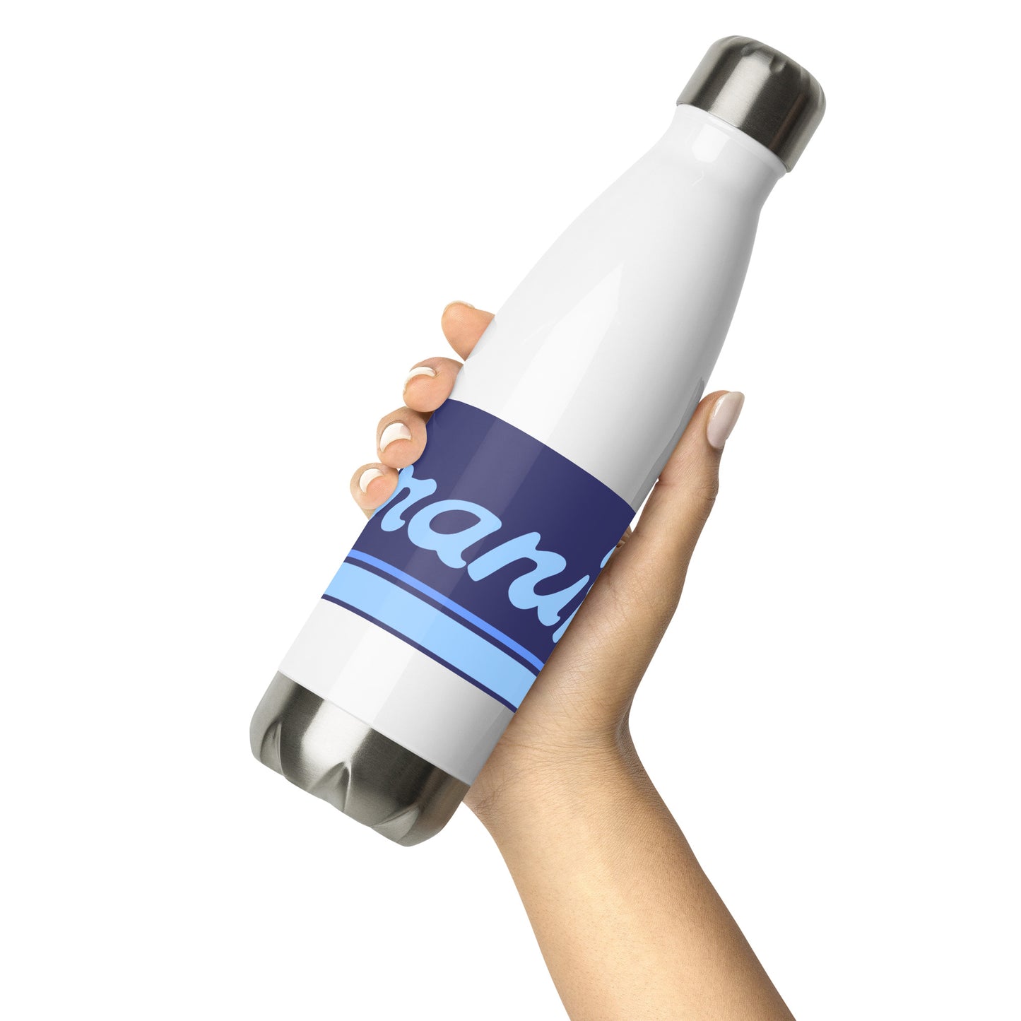 Water Bottle Stainless Steel Braniff Ultra Mercury Blue 1978