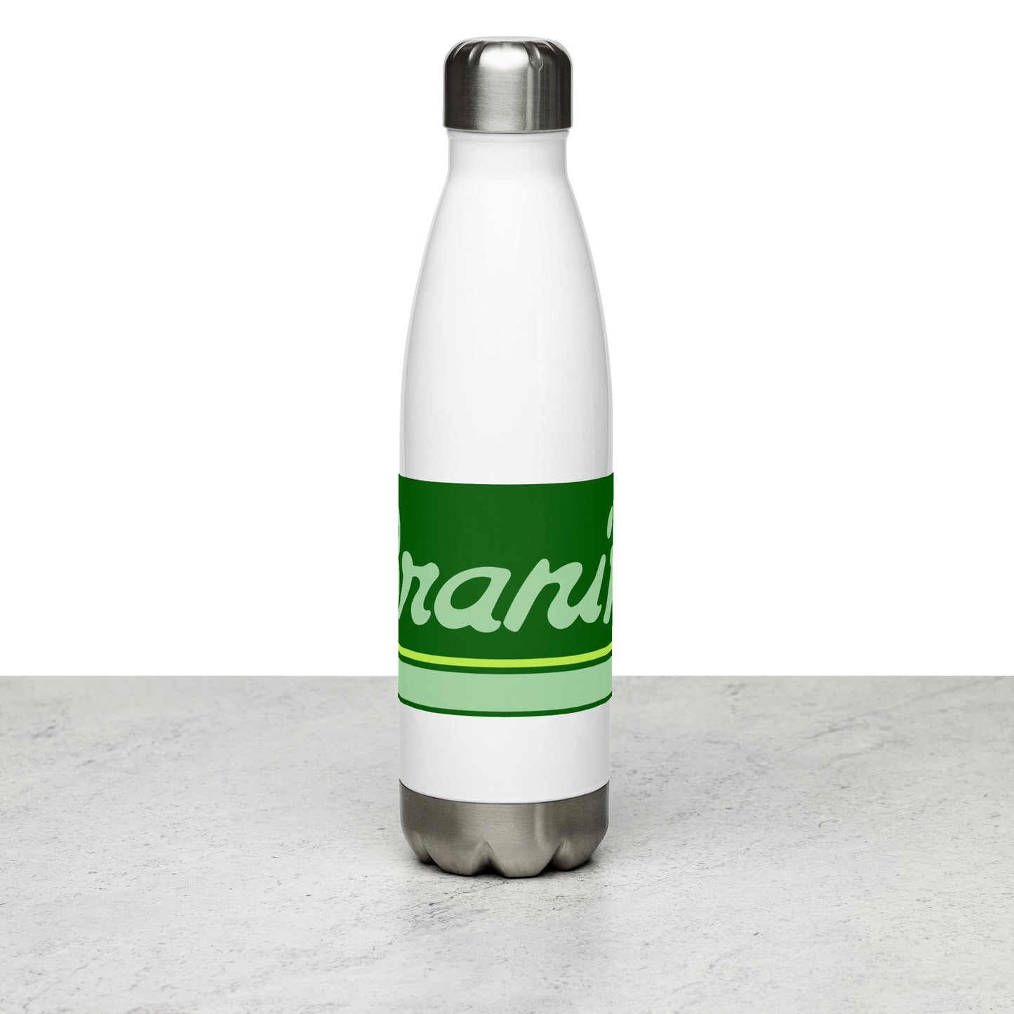 Water Bottle Stainless Steel Braniff Ultra Perseus Green 1978