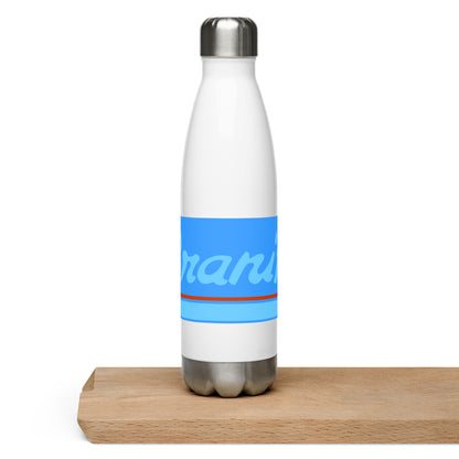 Water Bottle Stainless Steel Braniff Ultra Light Corvette Blue 1978