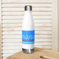 Water Bottle Stainless Steel Braniff Ultra Light Corvette Blue 1978