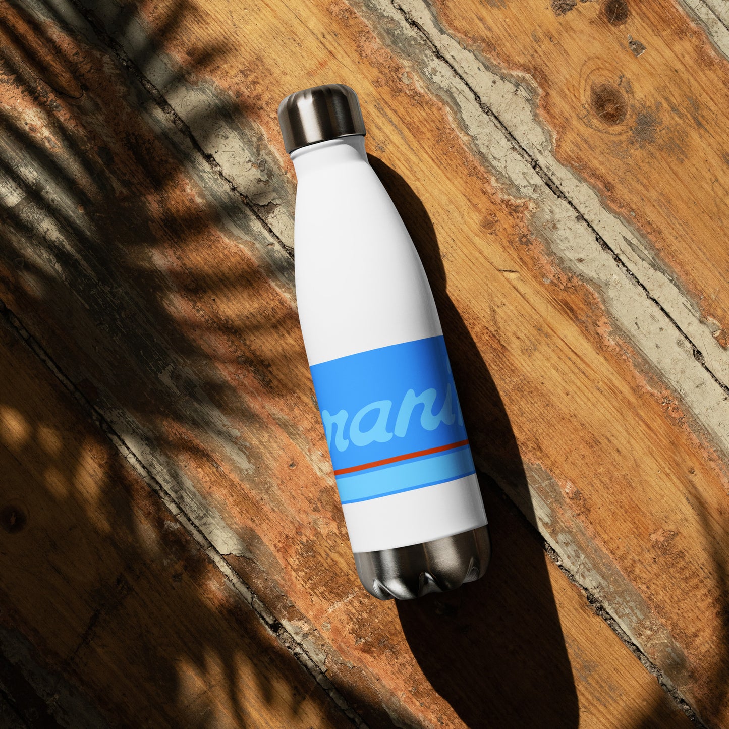 Water Bottle Stainless Steel Braniff Ultra Light Corvette Blue 1978
