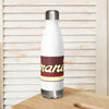Water Bottle Stainless Steel Braniff Ultra Chocolate Brown 1978