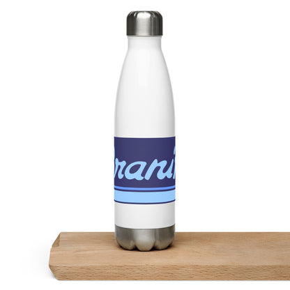 Water Bottle Stainless Steel Braniff Ultra Mercury Blue 1978