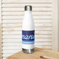 Water Bottle Stainless Steel Braniff Ultra Mercury Blue 1978