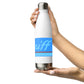 Water Bottle Stainless Steel Braniff Ultra Light Corvette Blue 1978