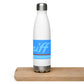 Water Bottle Stainless Steel Braniff Ultra Light Corvette Blue 1978