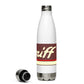 Water Bottle Stainless Steel Braniff Ultra Chocolate Brown 1978