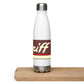 Water Bottle Stainless Steel Braniff Ultra Chocolate Brown 1978