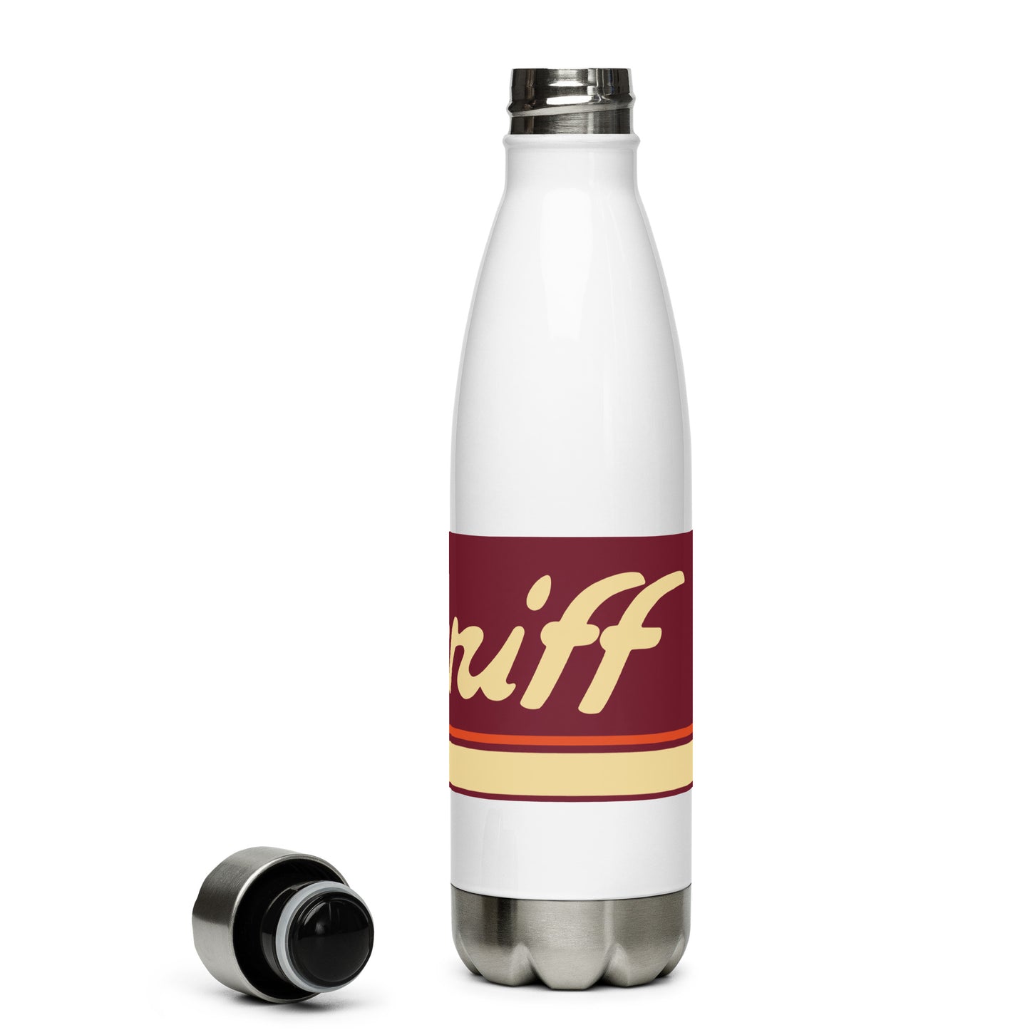 Water Bottle Stainless Steel Braniff Ultra Burgundy 1978