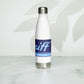 Water Bottle Stainless Steel Braniff Ultra Mercury Blue 1978