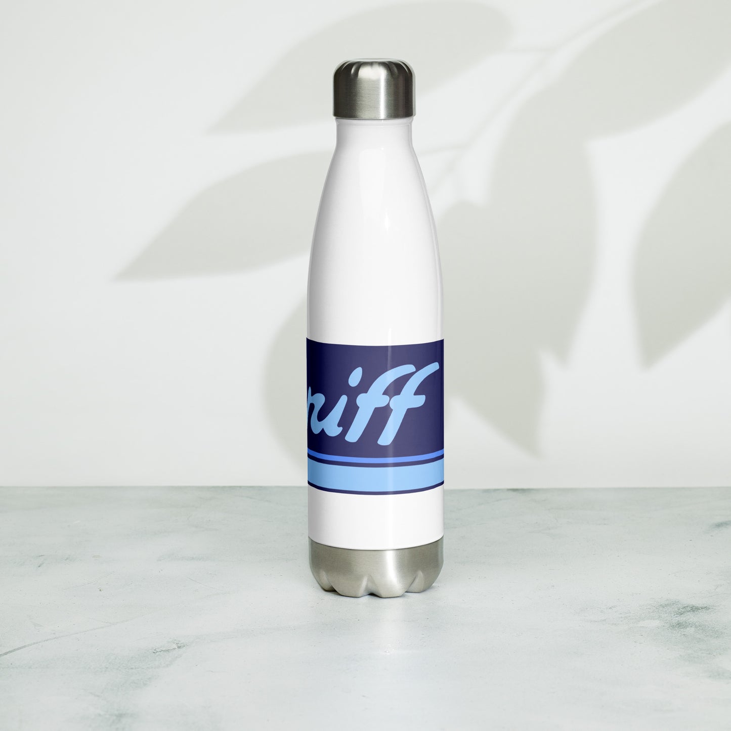 Water Bottle Stainless Steel Braniff Ultra Mercury Blue 1978