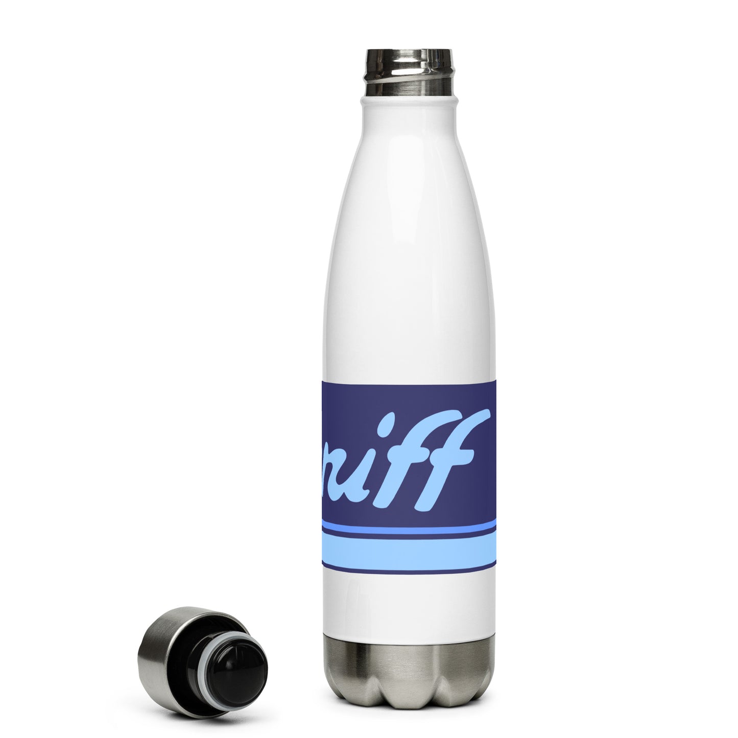 Water Bottle Stainless Steel Braniff Ultra Mercury Blue 1978