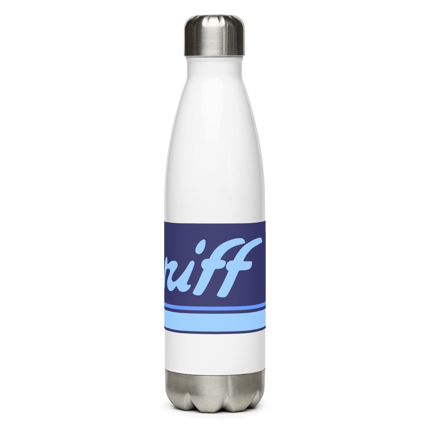 Water Bottle Stainless Steel Braniff Ultra Mercury Blue 1978