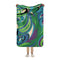 Sherpa Blanket Braniff Emilio Pucci Design 1974 The Classic Collection Green Turquoise