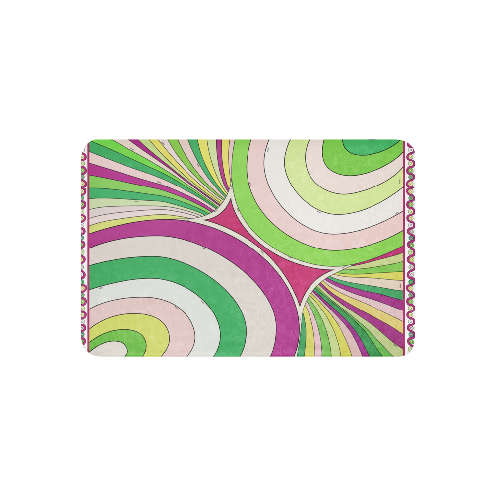 Sherpa Blanket Braniff Emilio Pucci Design 1971 747 Braniff Place Collection Pink