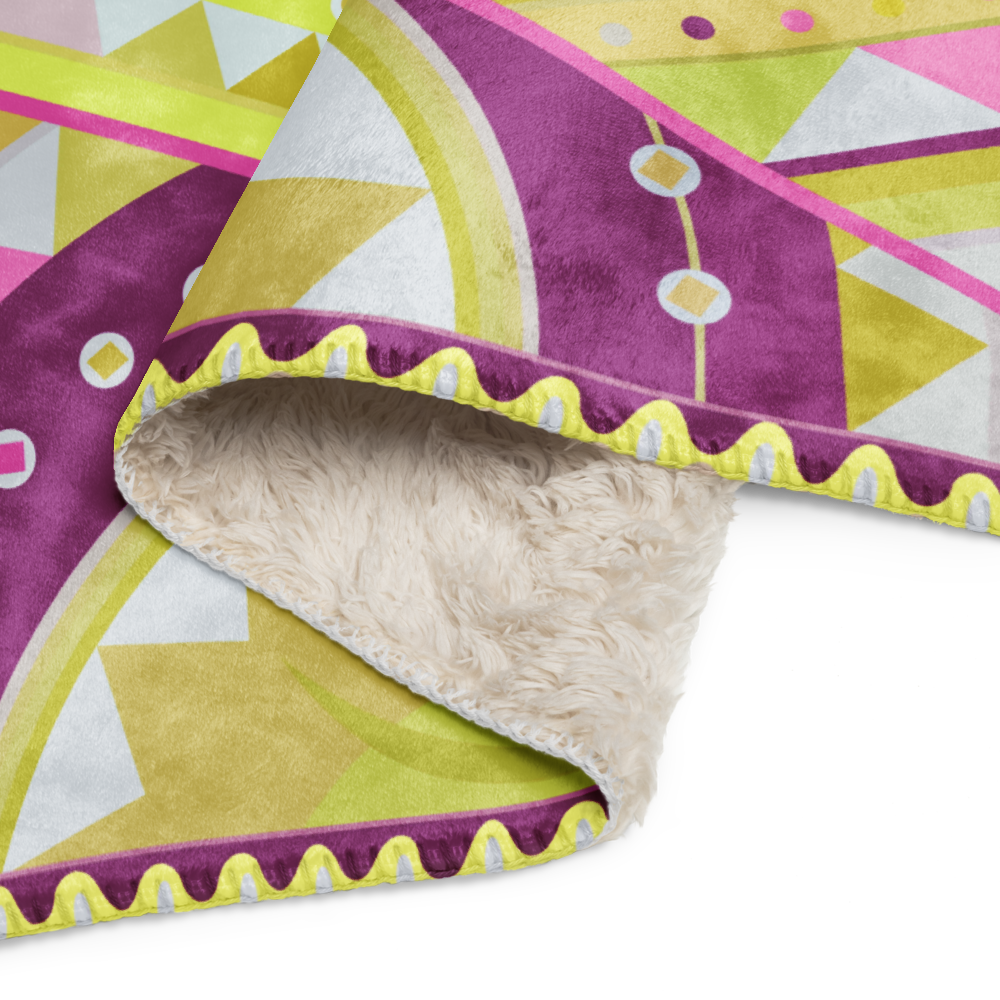 Sherpa Blanket Braniff Emilio Pucci Design 1968 The Classic Collection Yellow