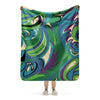 Sherpa Blanket Braniff Emilio Pucci Design 1974 The Classic Collection Green Turquoise