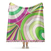 Sherpa Blanket Braniff Emilio Pucci Design 1971 747 Braniff Place Collection Pink