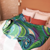 Sherpa Blanket Braniff Emilio Pucci Design 1974 The Classic Collection Green Turquoise