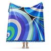 Sherpa Blanket Braniff Emilio Pucci Design 747 Braniff Place Blue Collection 1972