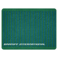 Sherpa Blanket from South America Braniff Alexander Girard Design Blue Green Stripes 1965