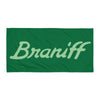 Bath and Beach Towel Sheet Extra Large Braniff Ultra Perseus Green 1978