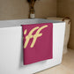 Bath and Beach Towel Sheet Extra Large Braniff Ultra Burgundy 1978