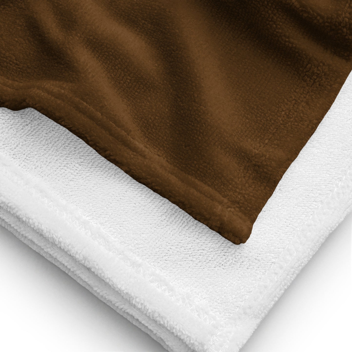 Bath and Beach Towel Sheet Extra Large Braniff Ultra Chocolate Brown 1978