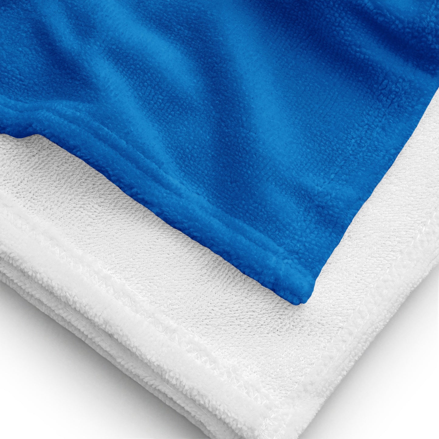 Bath and Beach Towel Sheet Extra Large Braniff Ultra Light Corvette Blue 1978